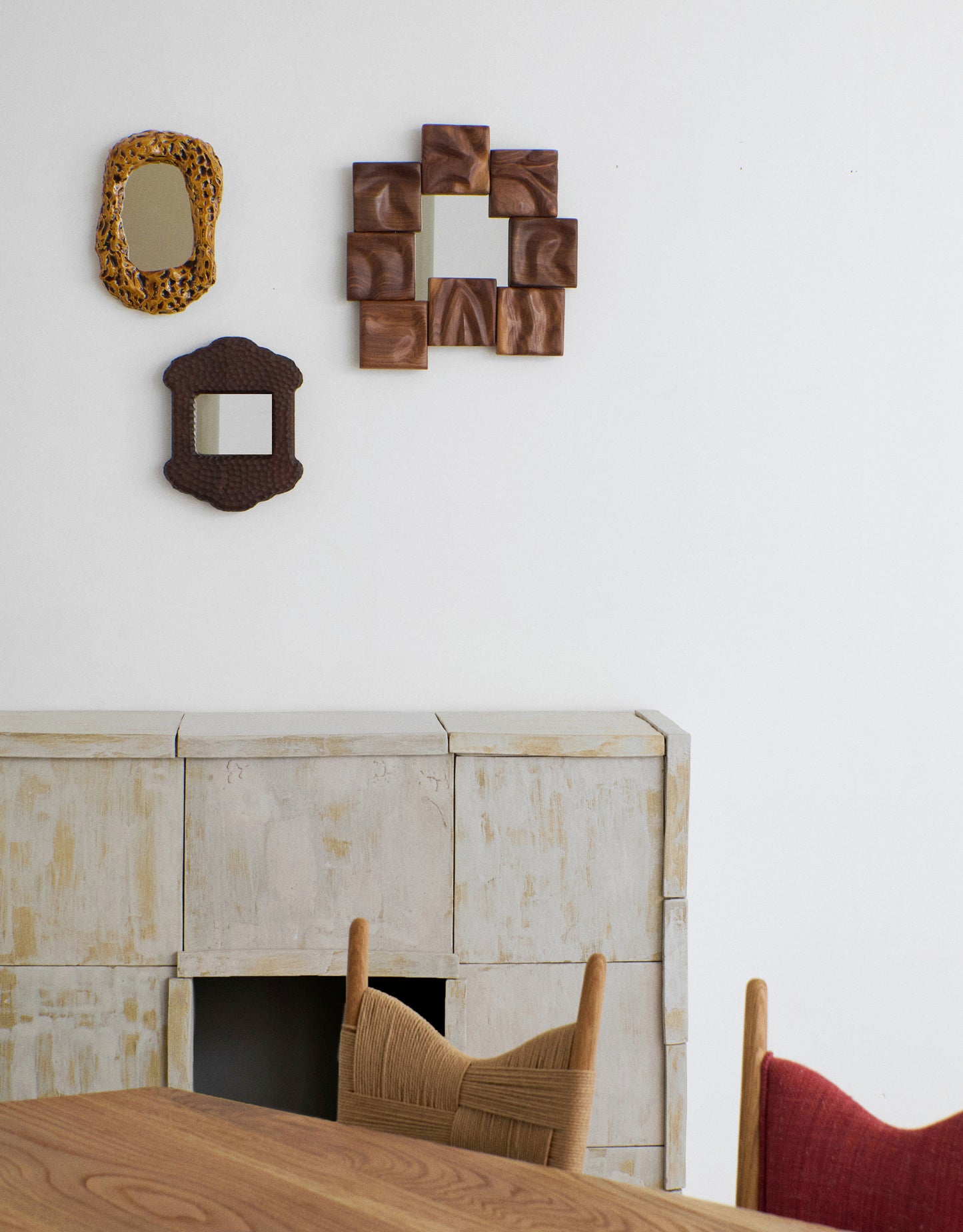 Sao Joao Mirror in Walnut Mirrors