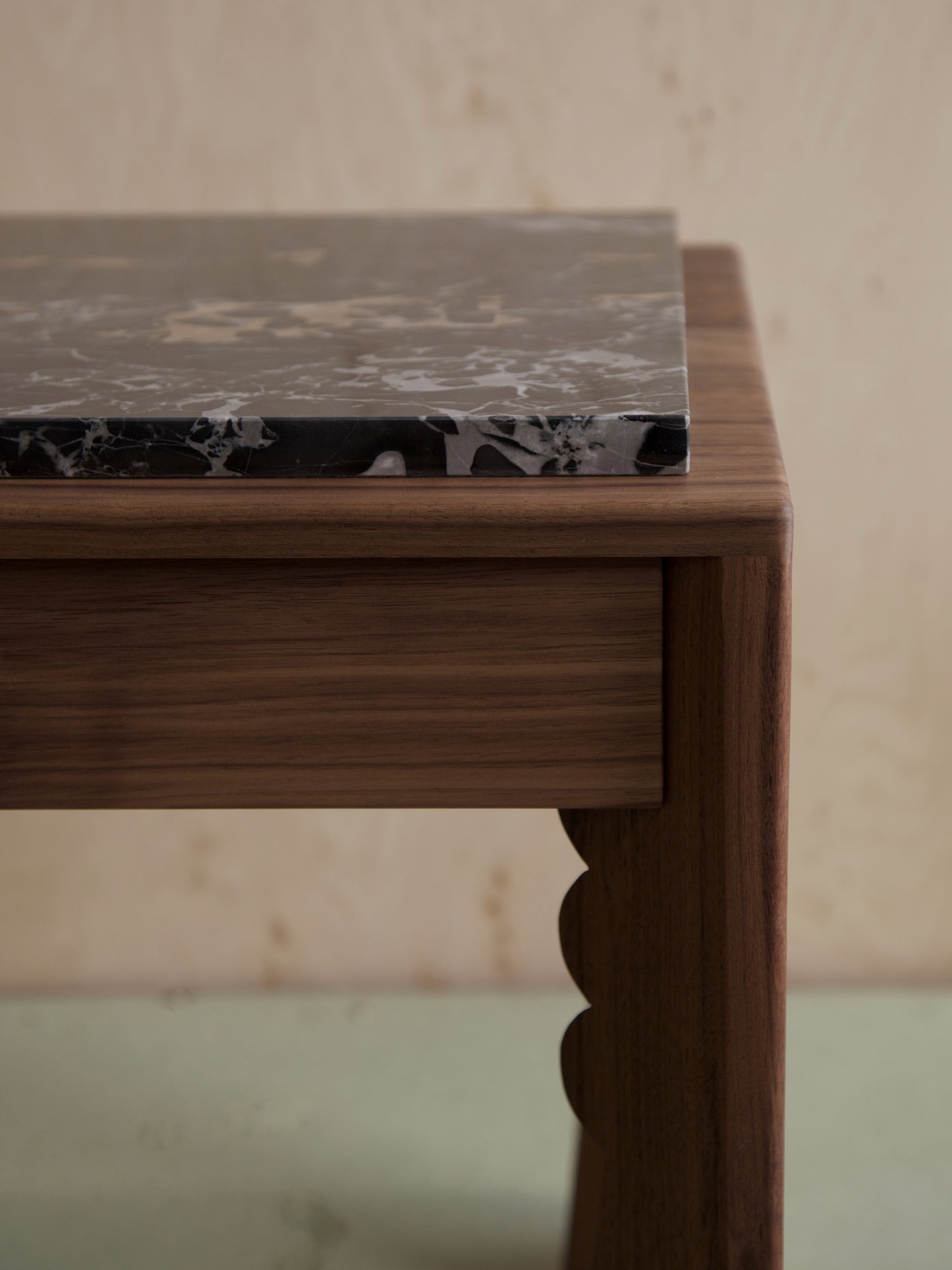 Scalloped Nightstand Nightstands