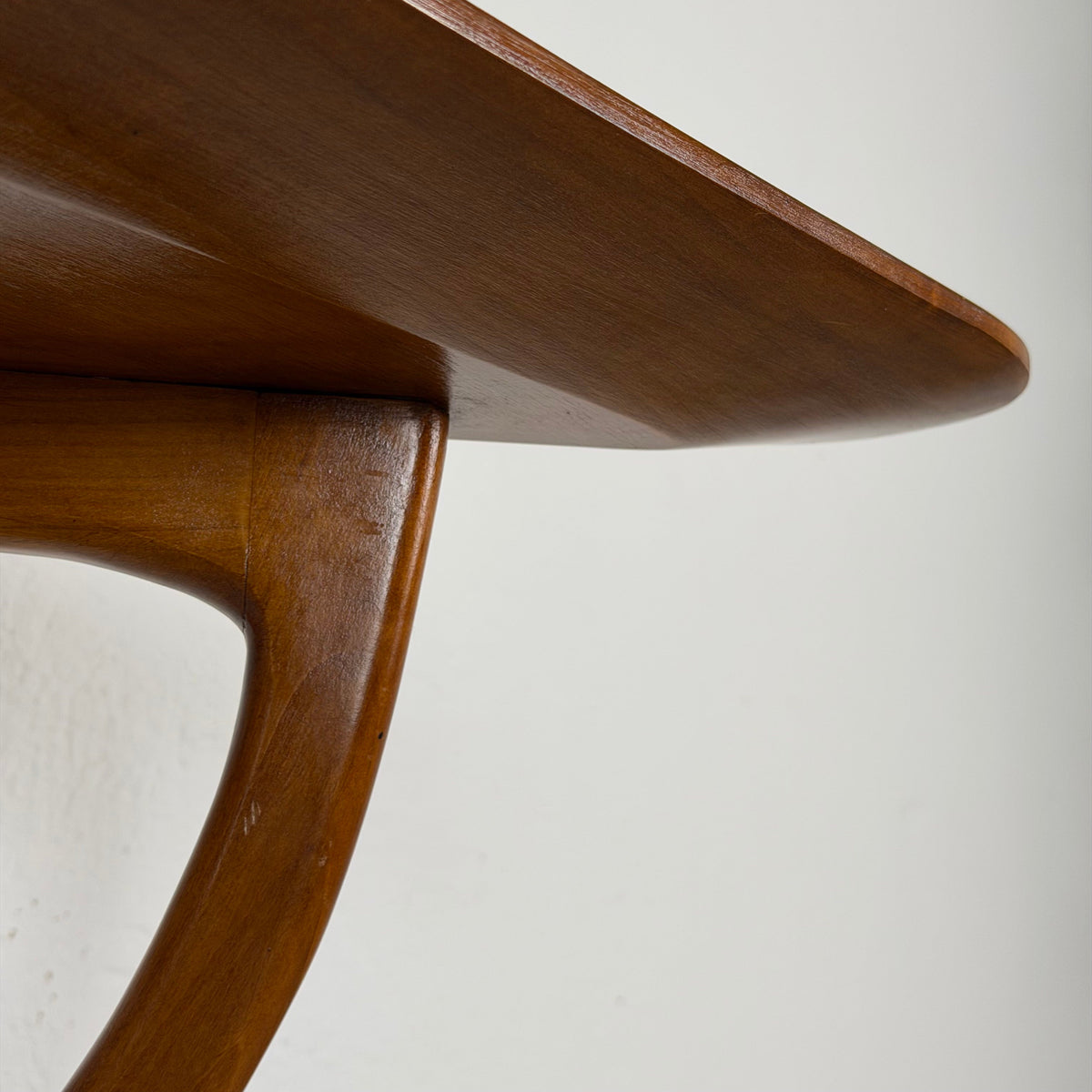 Sculptural Cherrywood Console Table, Attributed to Ico Parisi, Italy, 1950s Consoles