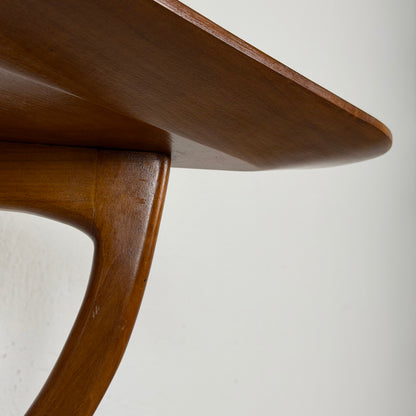 Sculptural Cherrywood Console Table, Attributed to Ico Parisi, Italy, 1950s Consoles