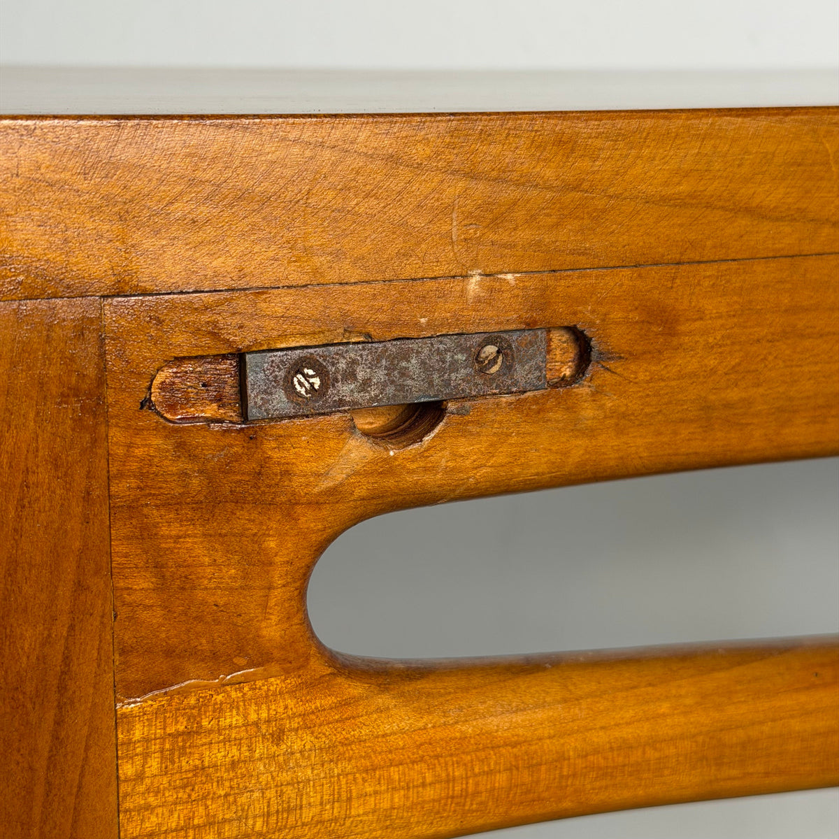 Sculptural Cherrywood Console Table, Attributed to Ico Parisi, Italy, 1950s Consoles