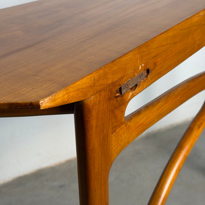 Sculptural Cherrywood Console Table, Attributed to Ico Parisi, Italy, 1950s Consoles
