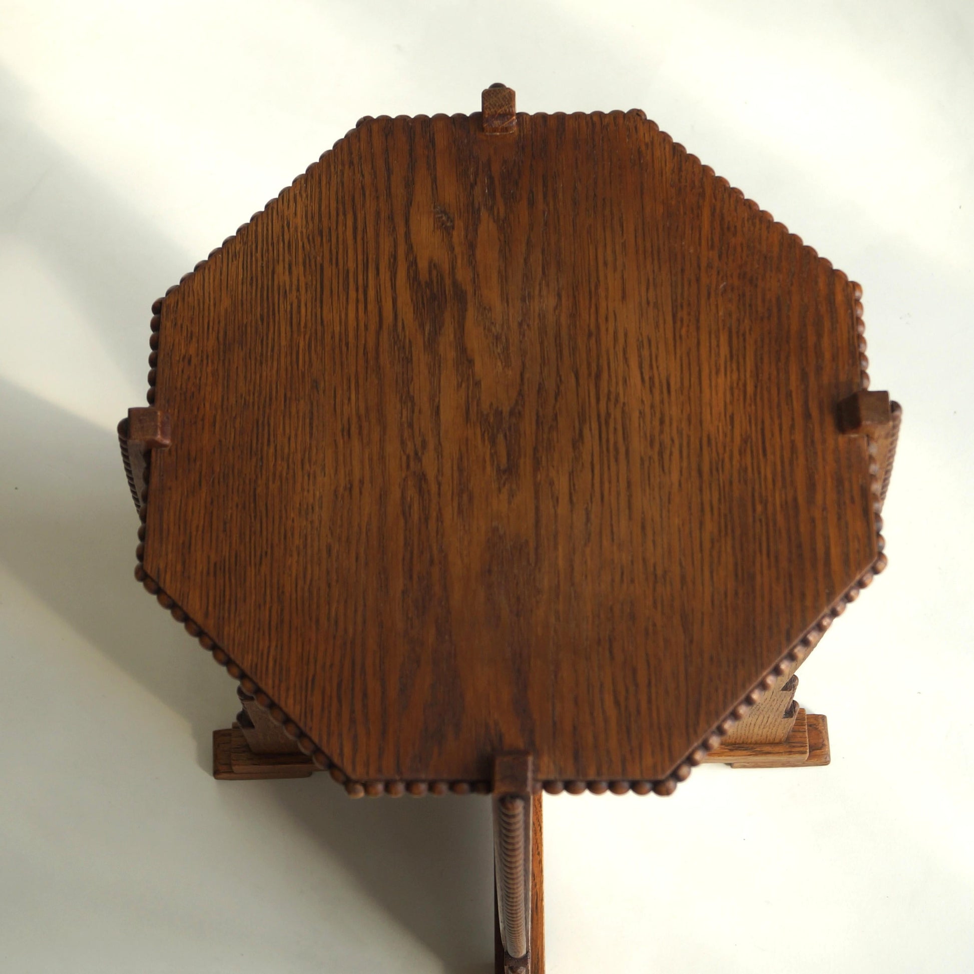 Sculptural Dutch Art Deco Amsterdam School Pedestal Table, 1920s End Tables