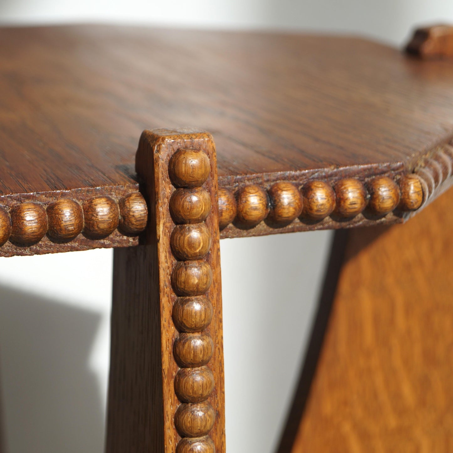 Sculptural Dutch Art Deco Amsterdam School Pedestal Table, 1920s End Tables