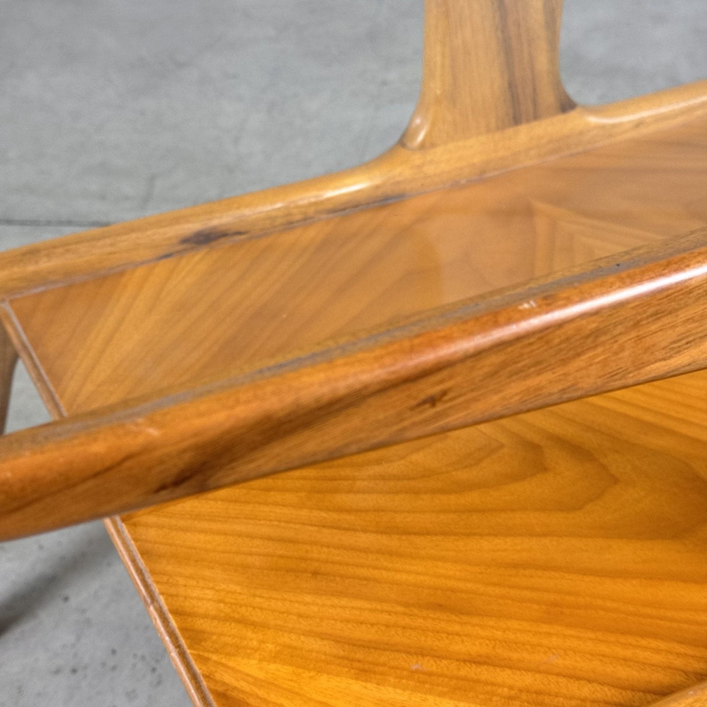 Sculptural Walnut Coffee Table by Gio Ponti for Domus Nova, Italy, 1950s Coffee Tables