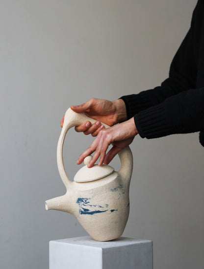 Sculptural Teapot Set (Via Nerikomi) I Sculptures
