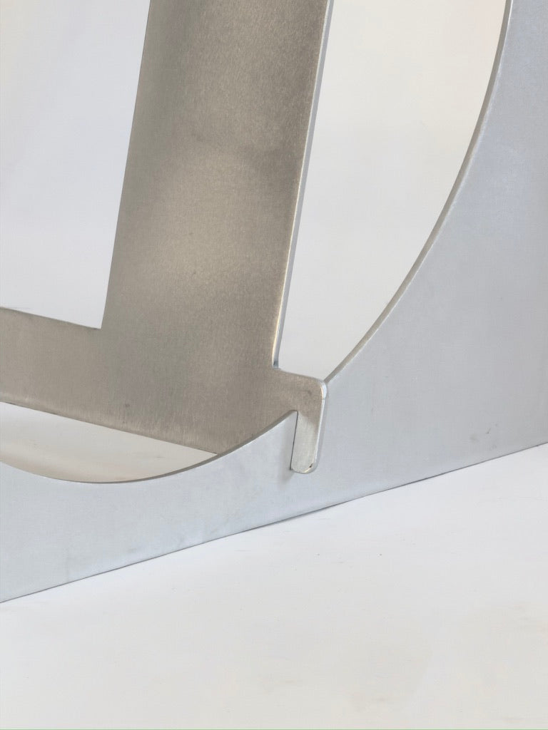 Sedia Tonda Alluminio Armchair
