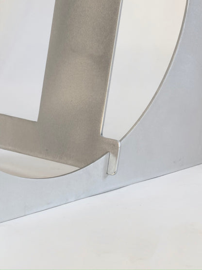 Sedia Tonda Alluminio Armchair