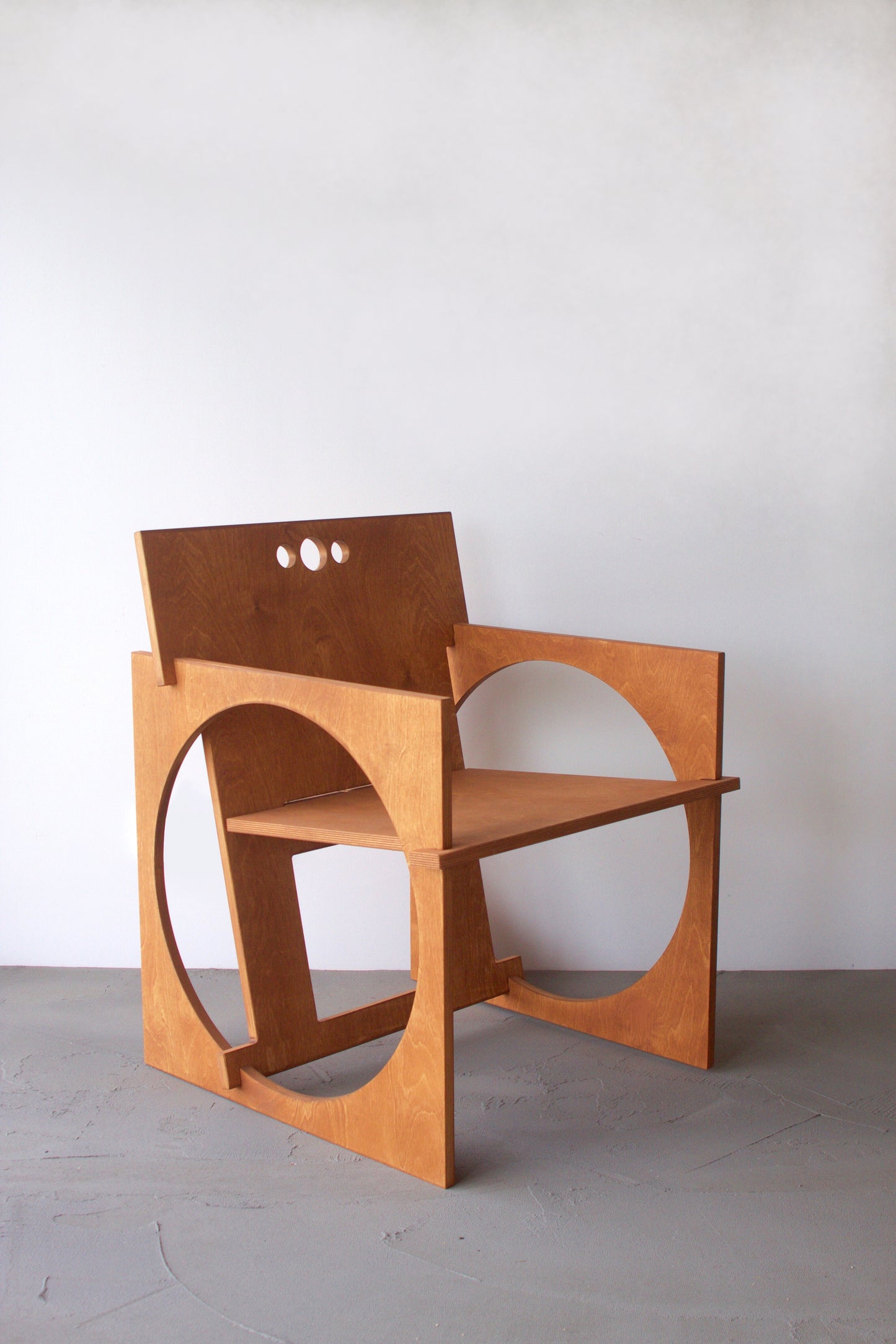 Sedia Tonda Wood Armchair