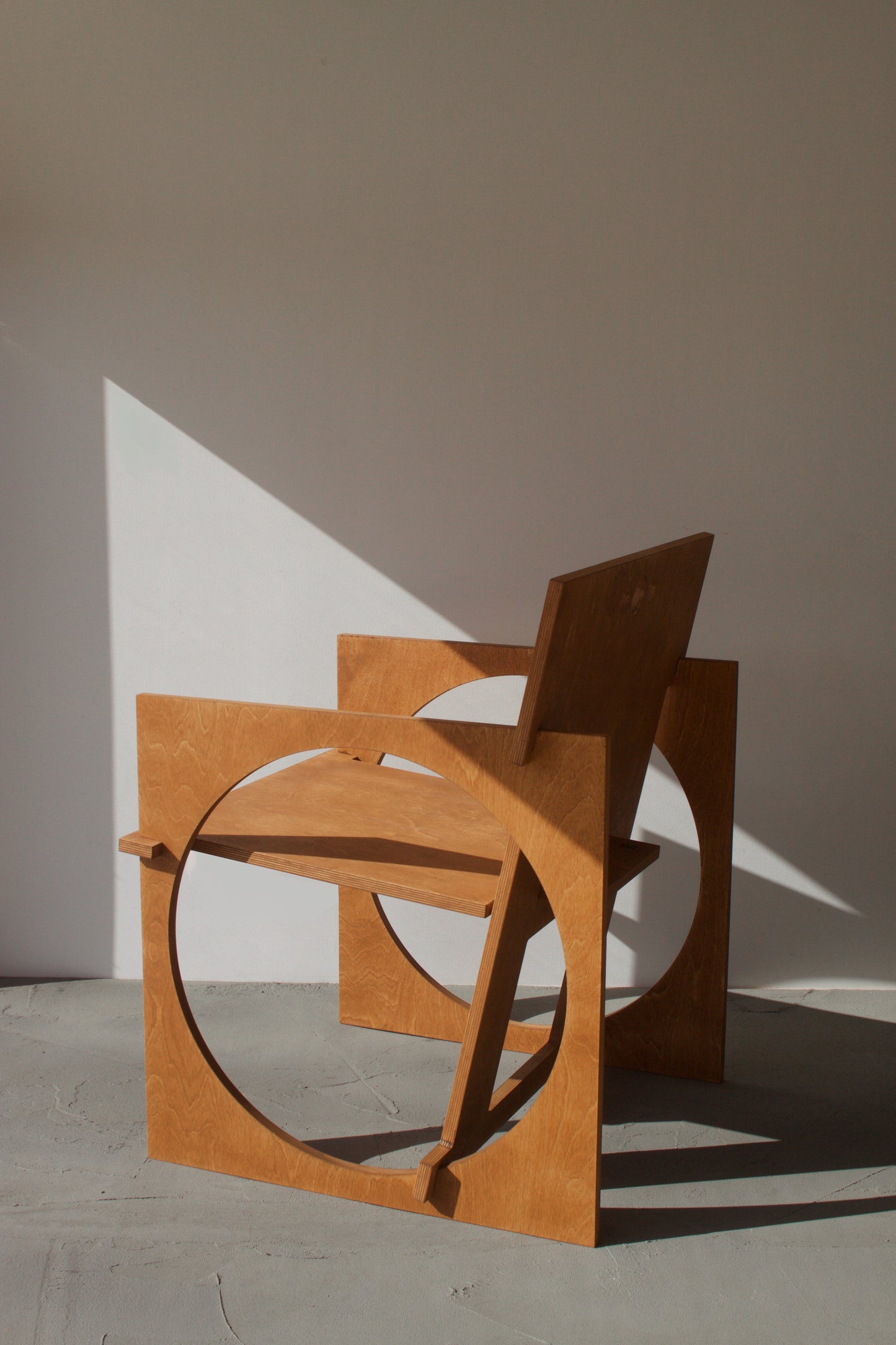 Sedia Tonda Wood Armchair