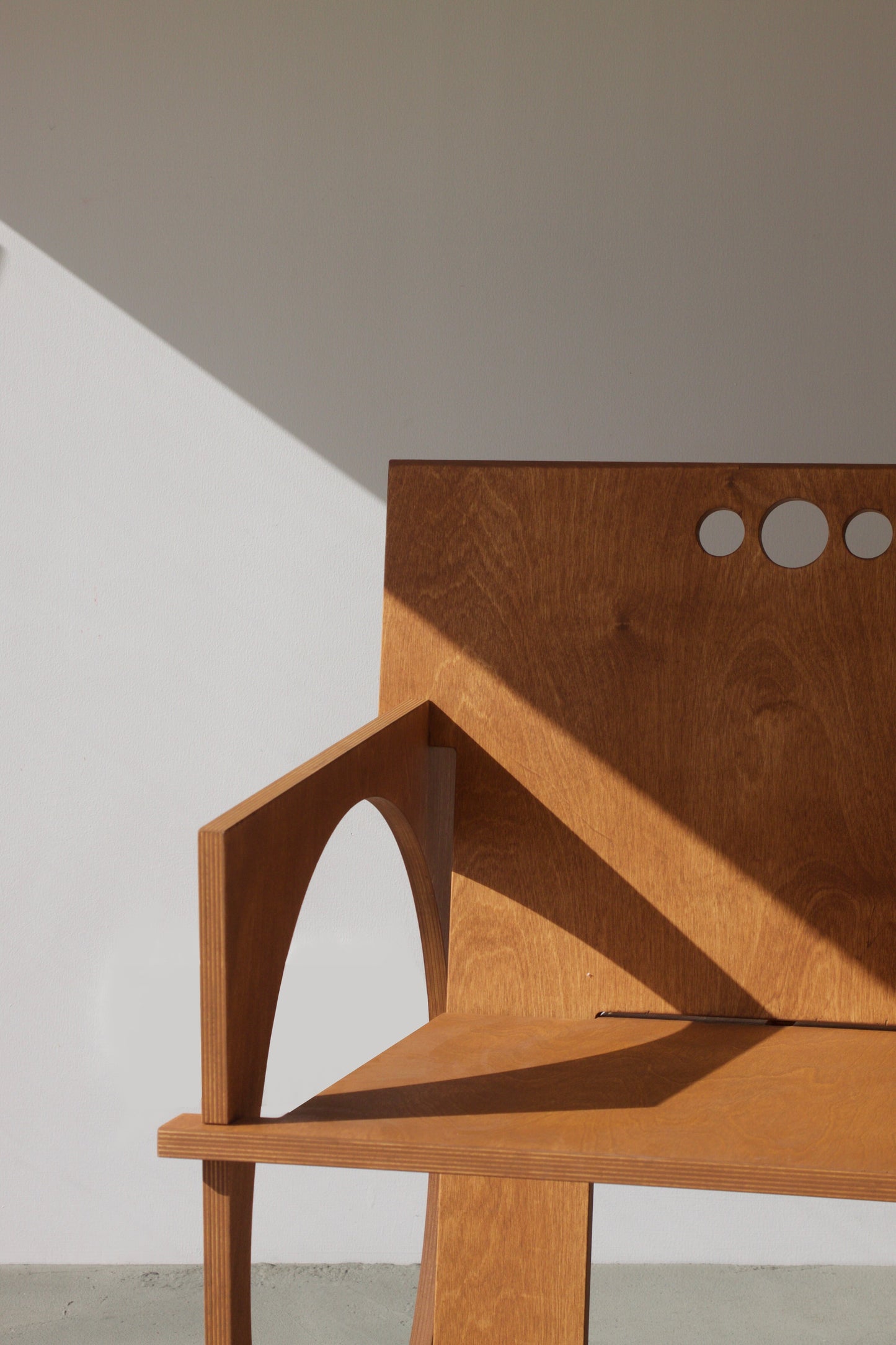 Sedia Tonda Wood Armchair