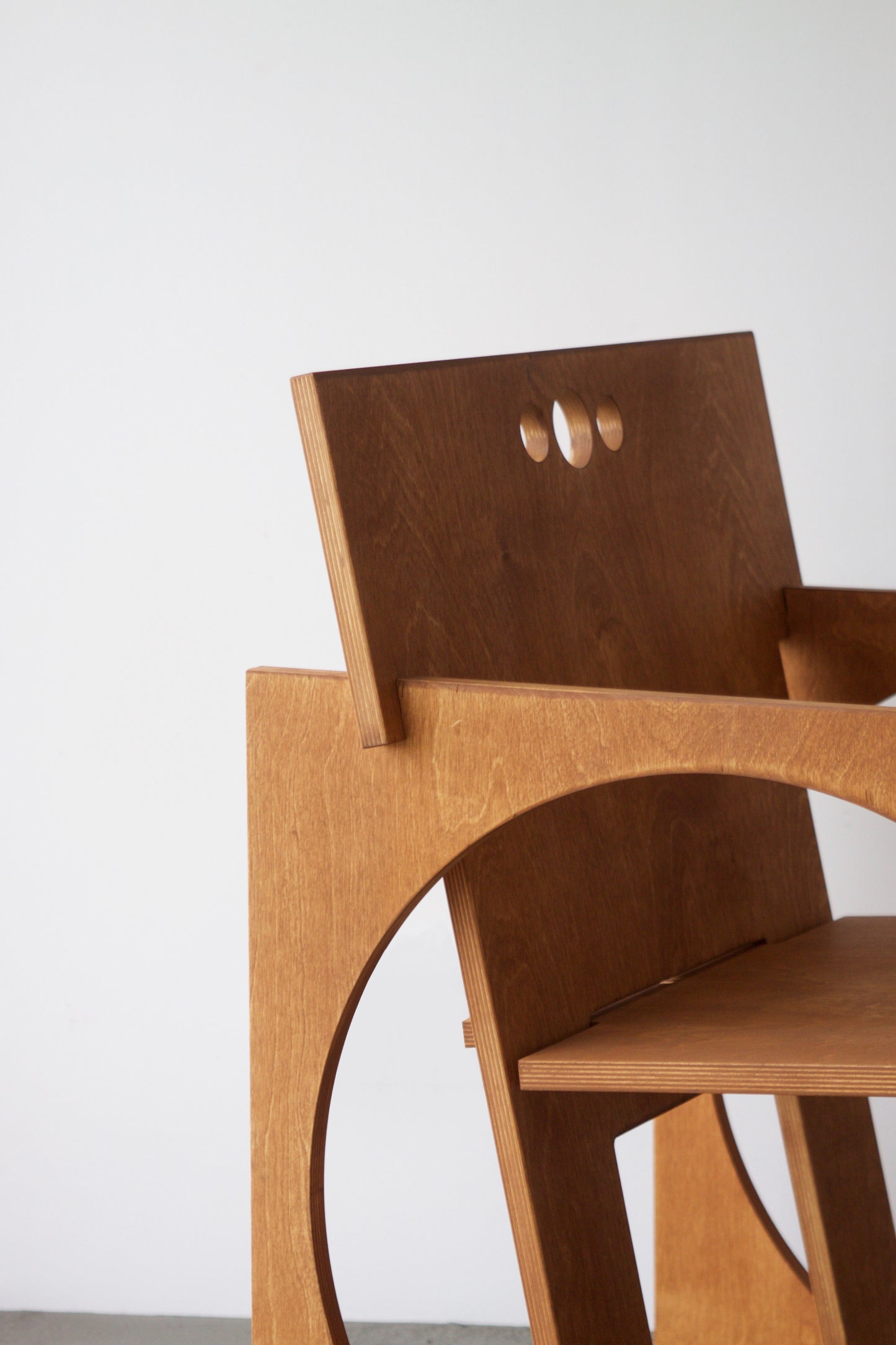 Sedia Tonda Wood Armchair