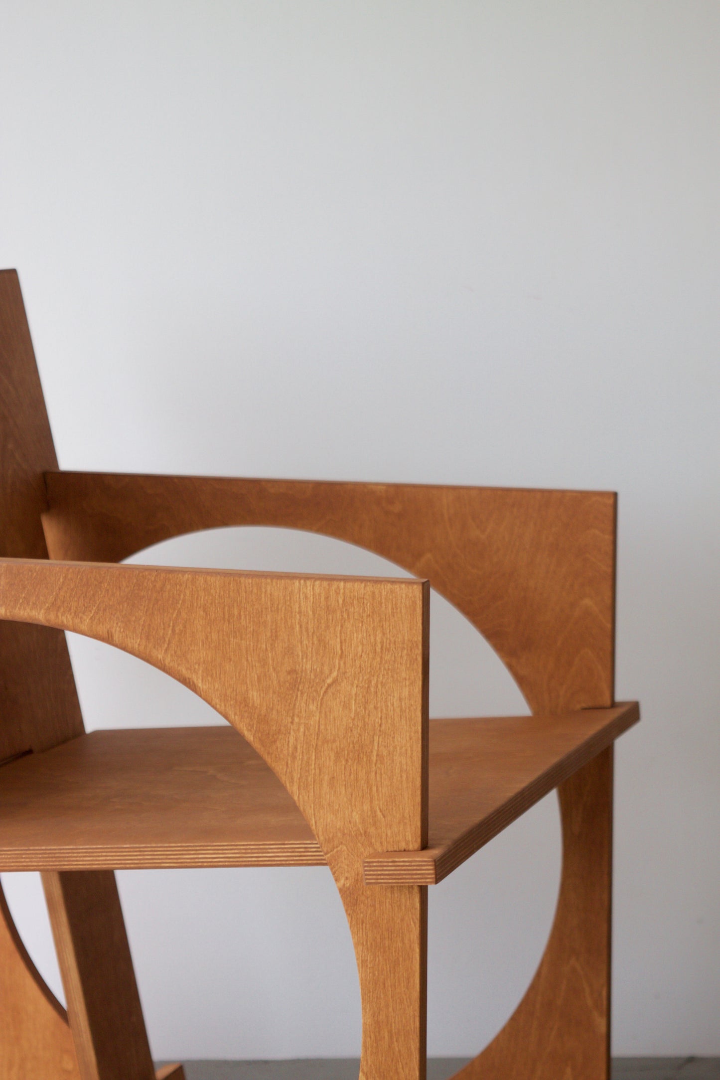 Sedia Tonda Wood Armchair