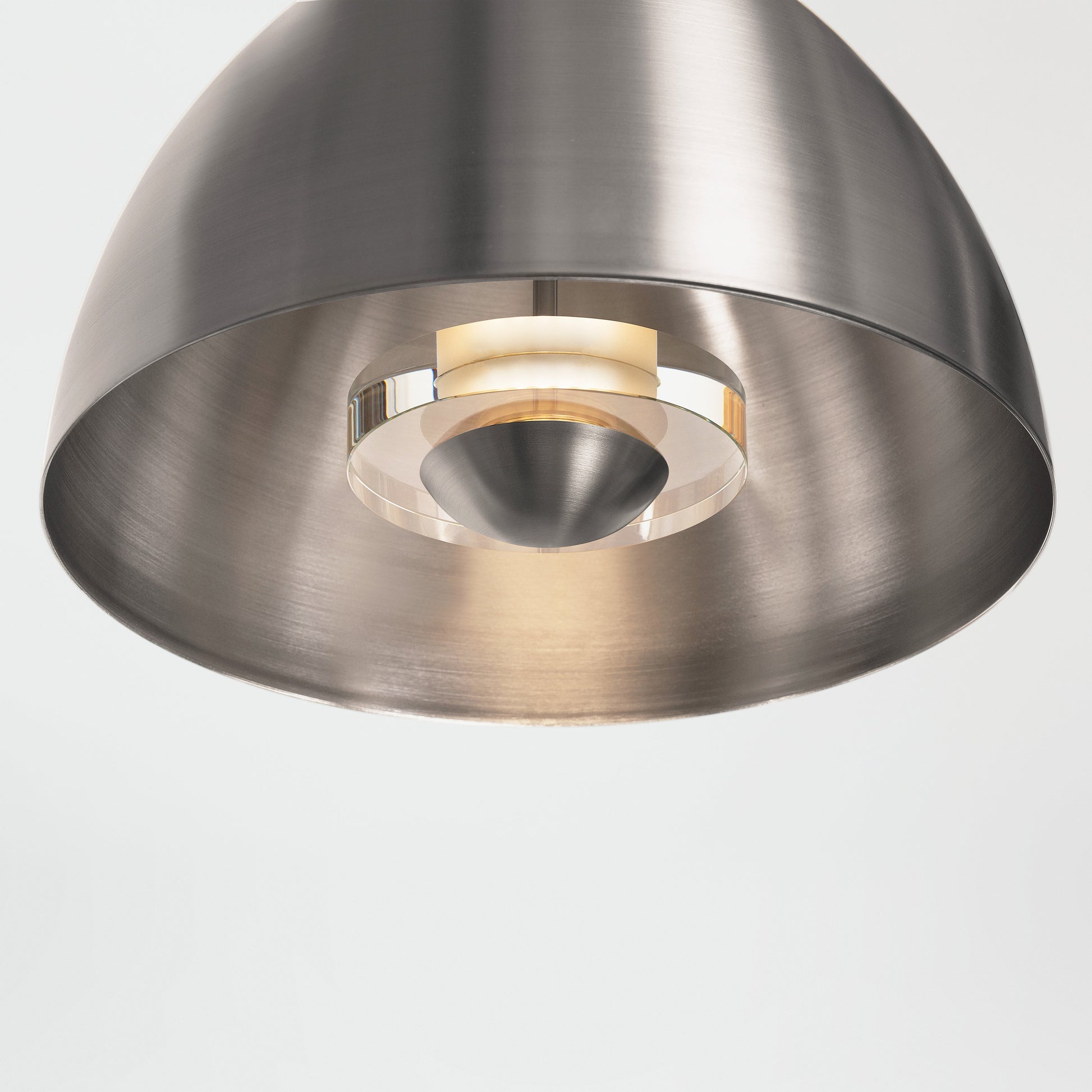 Seesa Offset 18 Pendant Light in Brushed Nickel Pendant Lights