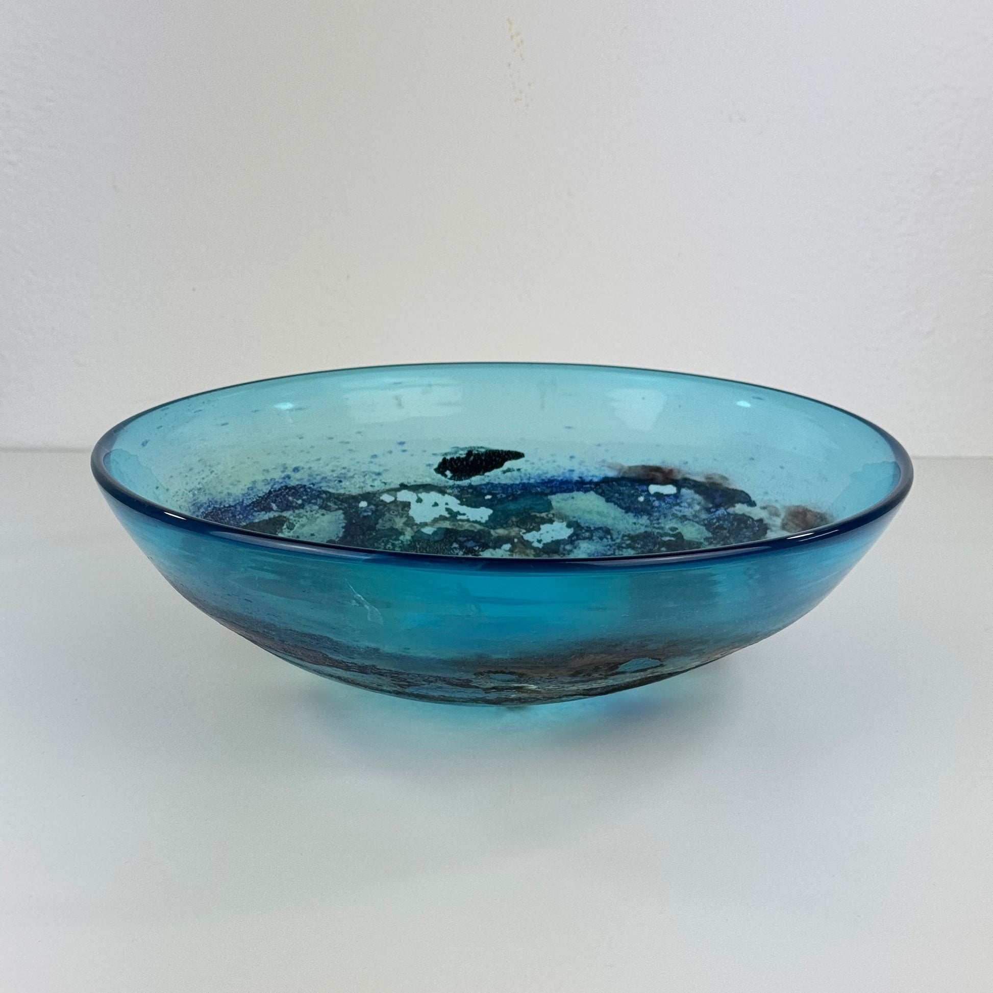 Seguso Vetri d'Arte, Murano - Large Glass Centerpiece Bowl, 1980s Bowls