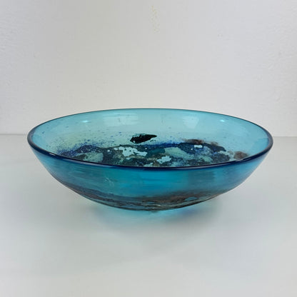 Seguso Vetri d'Arte, Murano - Large Glass Centerpiece Bowl, 1980s Bowls