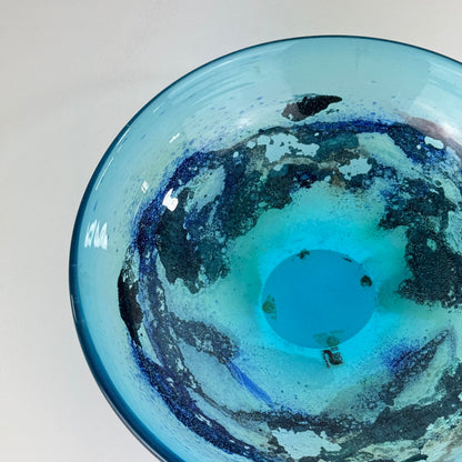 Seguso Vetri d'Arte, Murano - Large Glass Centerpiece Bowl, 1980s Bowls