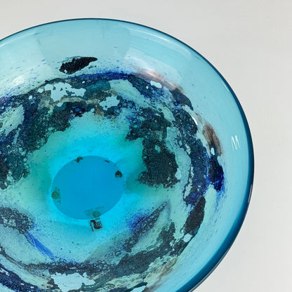 Seguso Vetri d'Arte, Murano - Large Glass Centerpiece Bowl, 1980s Bowls