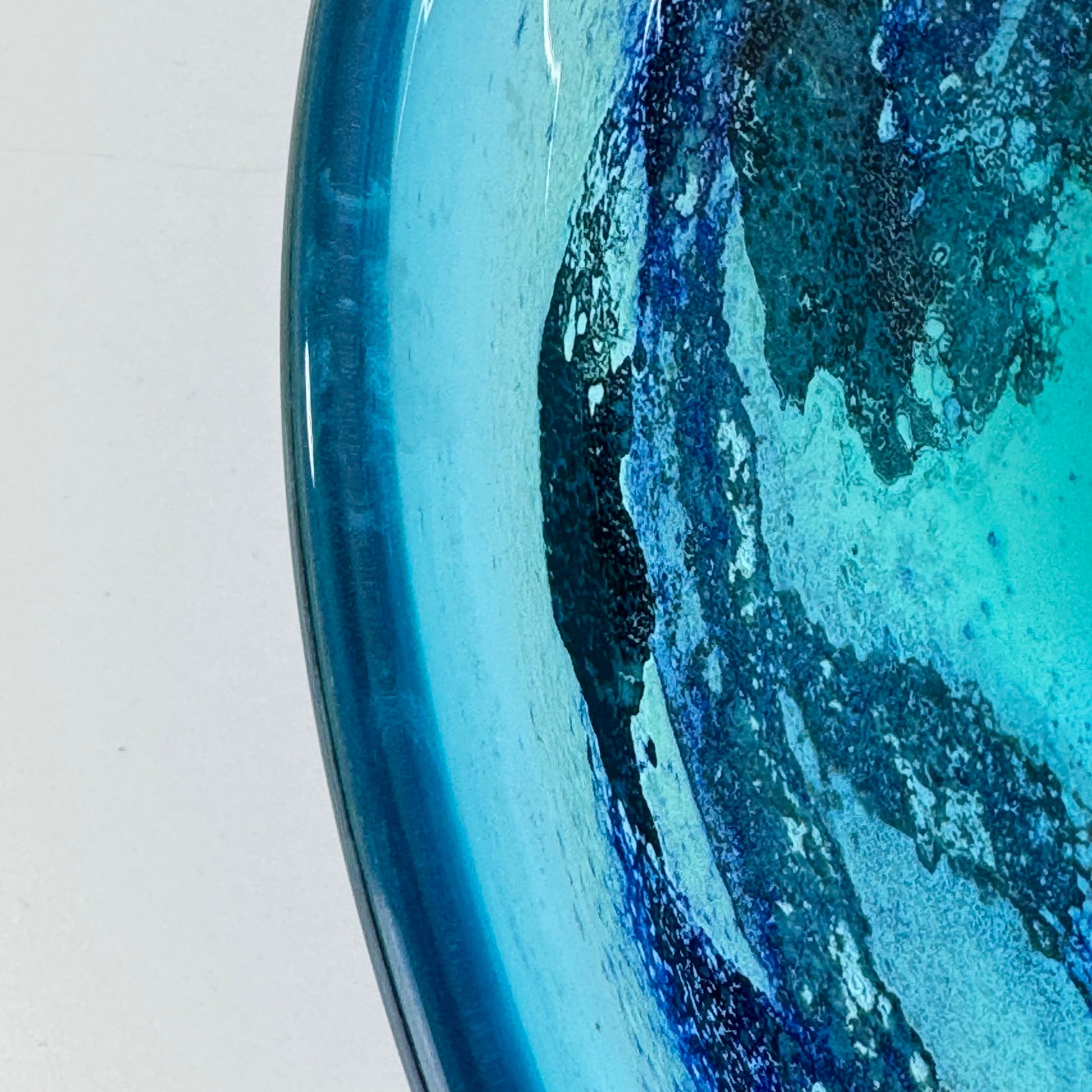 Seguso Vetri d'Arte, Murano - Large Glass Centerpiece Bowl, 1980s Bowls