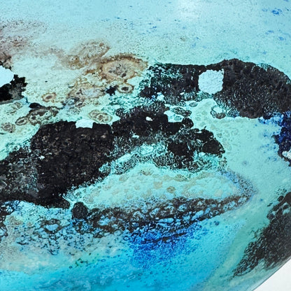 Seguso Vetri d'Arte, Murano - Large Glass Centerpiece Bowl, 1980s Bowls