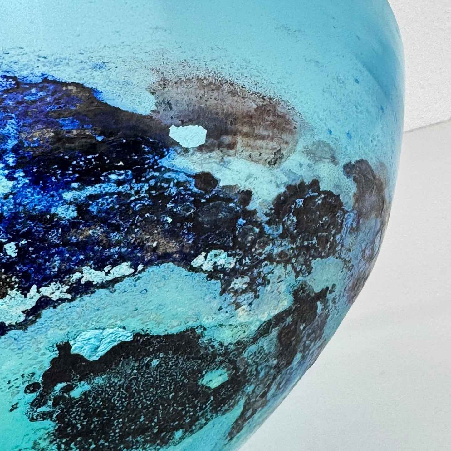 Seguso Vetri d'Arte, Murano - Large Glass Centerpiece Bowl, 1980s Bowls