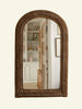 Serena Arched Rattan Mirror Mirrors