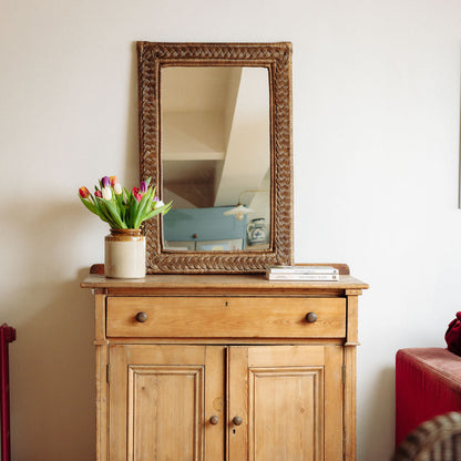 Serena Rectangular Rattan Mirror Mirrors