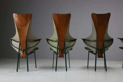 Set of 4 "Regina" Chairs by Paolo Deganello for Zanotta Chairs