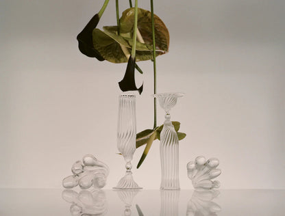 Set of 4 Tall Champagne Glasses Glassware