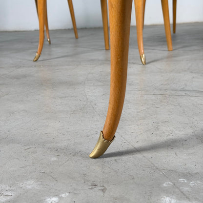 Set of 6 Dining Chairs by Paolo Buffa, Italy, 1950s Dining Chairs