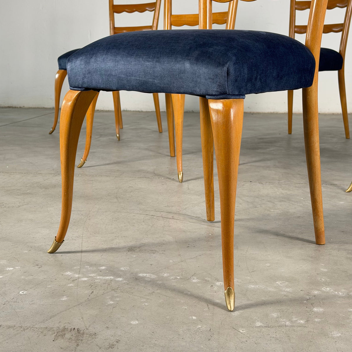 Set of 6 Dining Chairs by Paolo Buffa, Italy, 1950s Dining Chairs