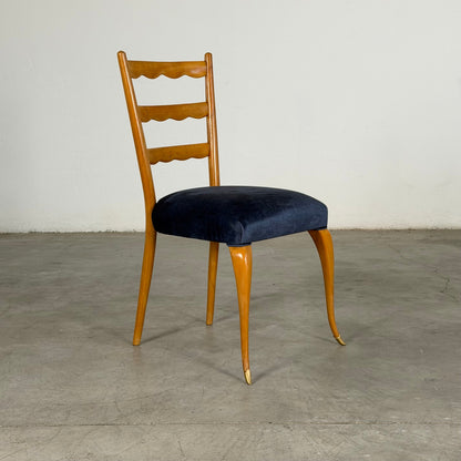 Set of 6 Dining Chairs by Paolo Buffa, Italy, 1950s Dining Chairs