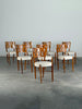 Set of 8 "969" Volute Chairs for the VI Triennale by Gio Ponti, Montina, 1970s Dining Chairs