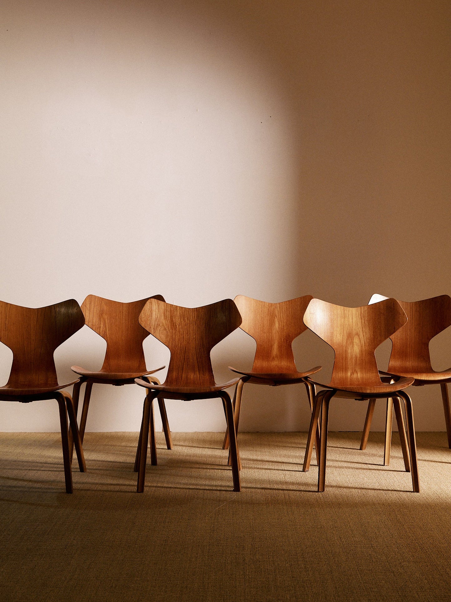 Set of 8 Grand Prix Chairs by Arne Jacobsen, Sweden, Circa 1960 Dining Chairs
