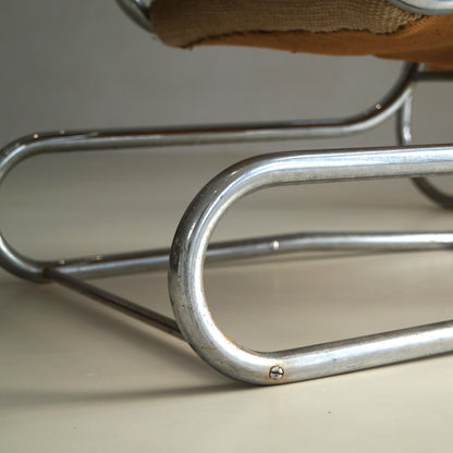 Set of Bauhaus Tubular Steel No.55 Lounge Chairs by Paul Schuitema for D3, 1930s Chairs