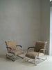 Set of Bauhaus Tubular Steel No.55 Lounge Chairs by Paul Schuitema for D3, 1930s Chairs