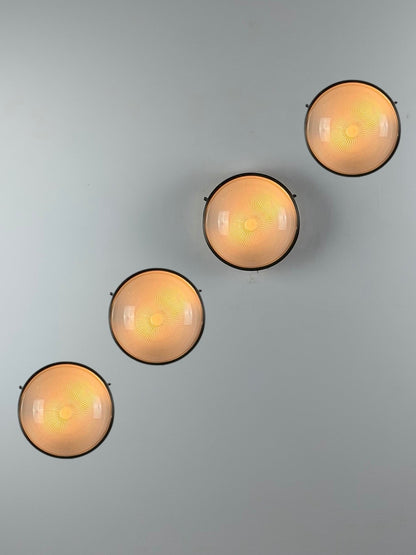 Set of Four "Sigma" Ceiling or Wall Lights by Sergio Mazza for Artemide, 1960s Sconces