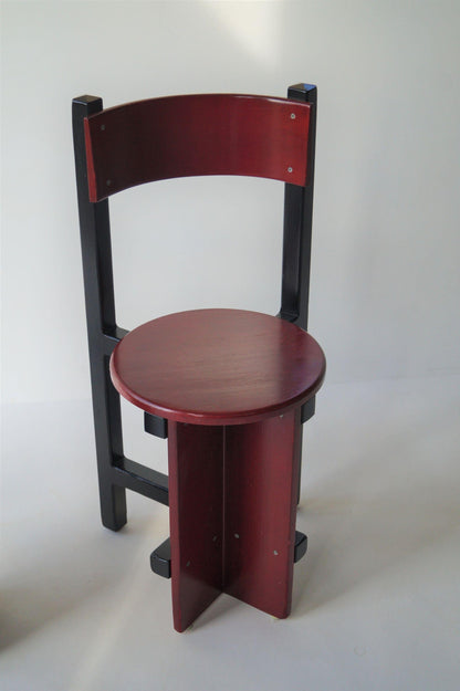 Set of Modernist 'Bastille' Chairs by Dutch Architect Piet Blom, 1960s Chairs