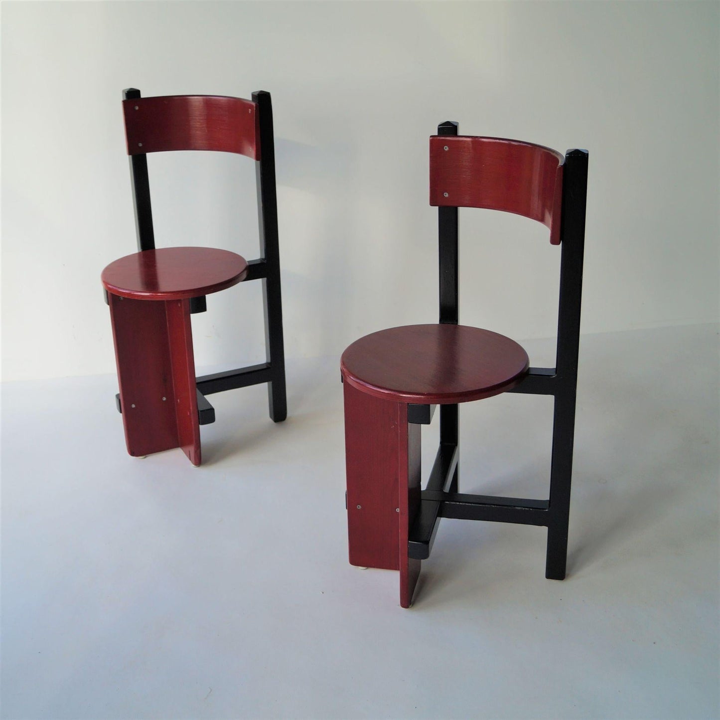Set of Modernist 'Bastille' Chairs by Dutch Architect Piet Blom, 1960s Chairs