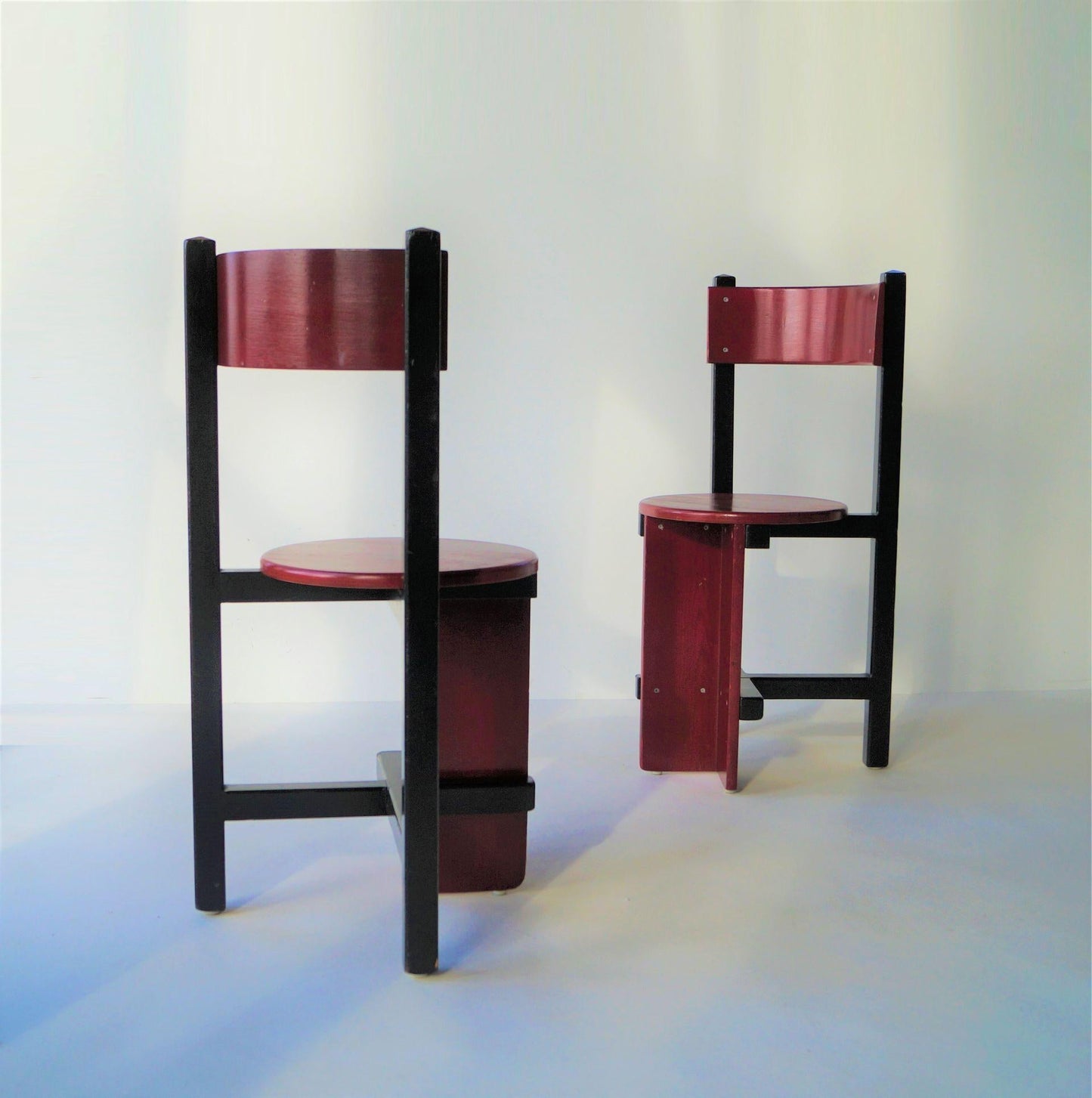 Set of Modernist 'Bastille' Chairs by Dutch Architect Piet Blom, 1960s Chairs