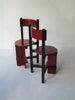 Set of Modernist 'Bastille' Chairs by Dutch Architect Piet Blom, 1960s Chairs