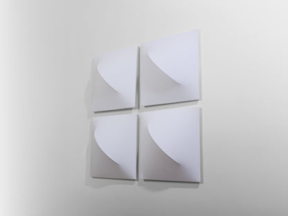 Set of Six Kazuhide Takahama Saori Wall Lights 1970s Sconces