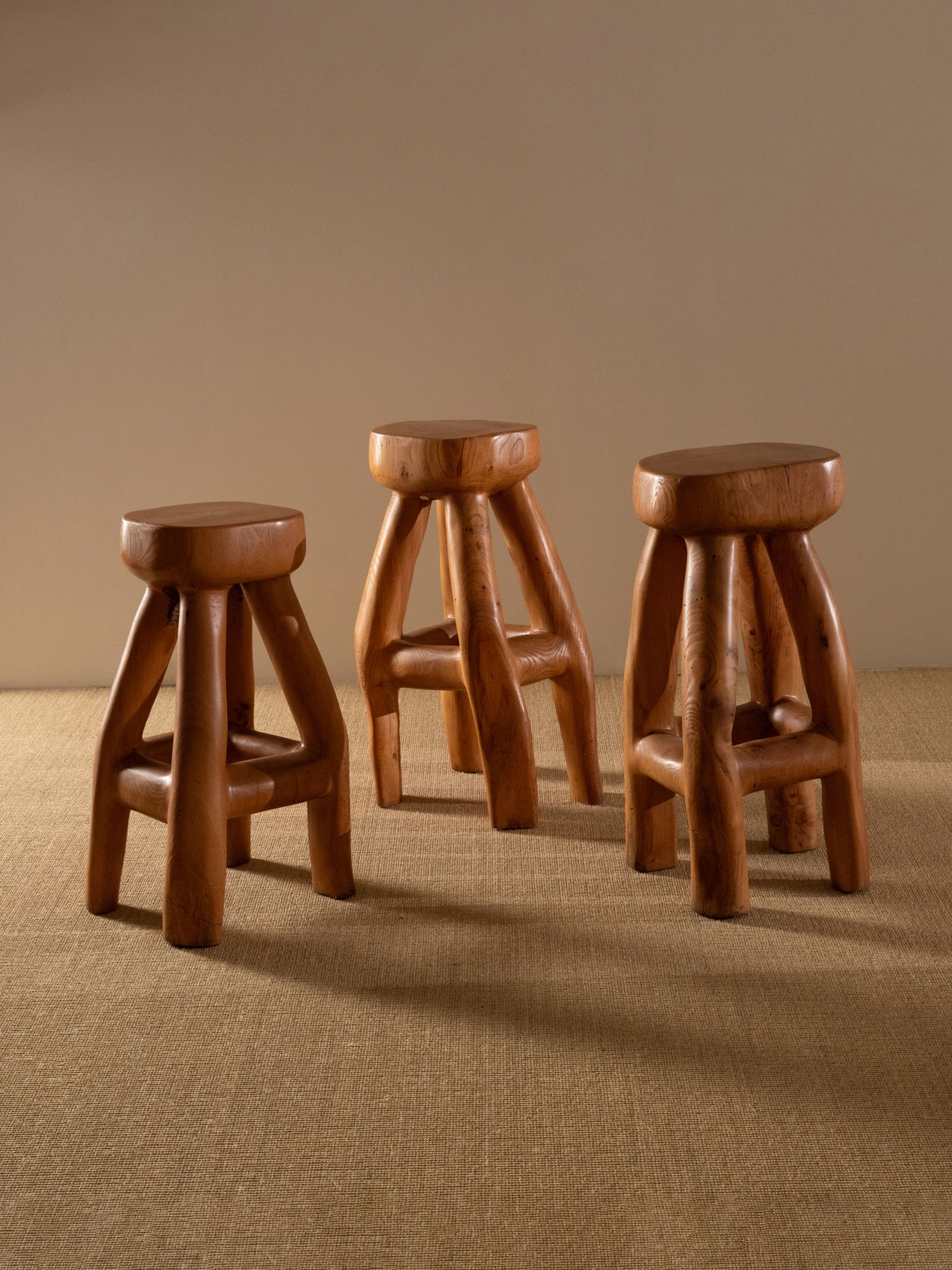 Set of Three High Stools, France, 1970 Stools