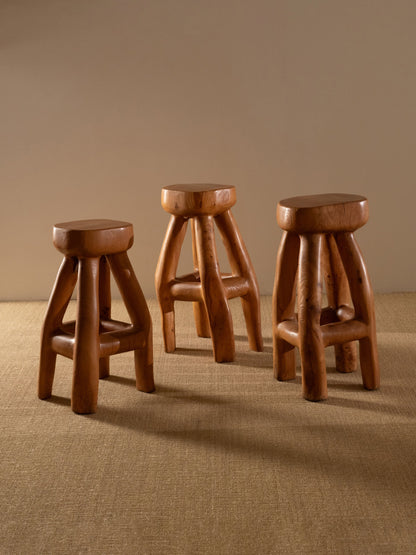 Set of Three High Stools, France, 1970 Stools