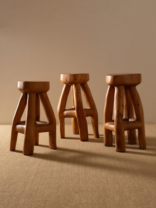 Set of Three High Stools, France, 1970 Stools