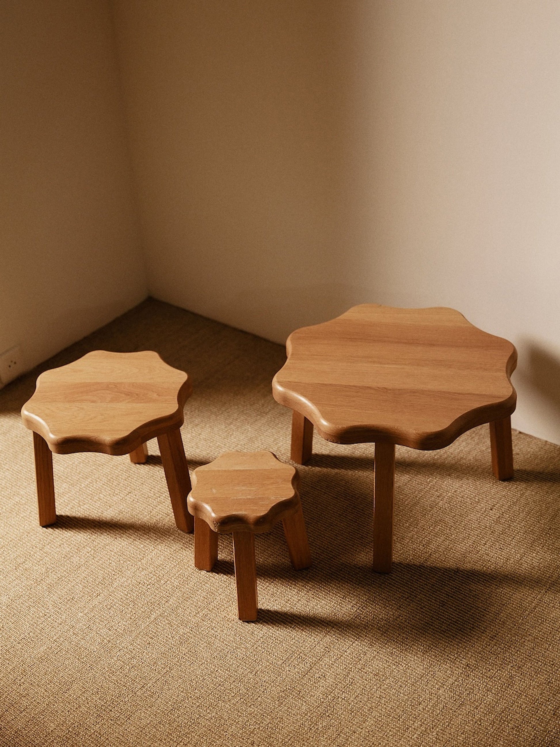 Set of Three Nesting Tables, Netherlands, Circa 1970 Nesting Tables