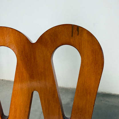 Set of 8 "969" Volute Chairs for the VI Triennale by Gio Ponti, Montina, 1970s Dining Chairs