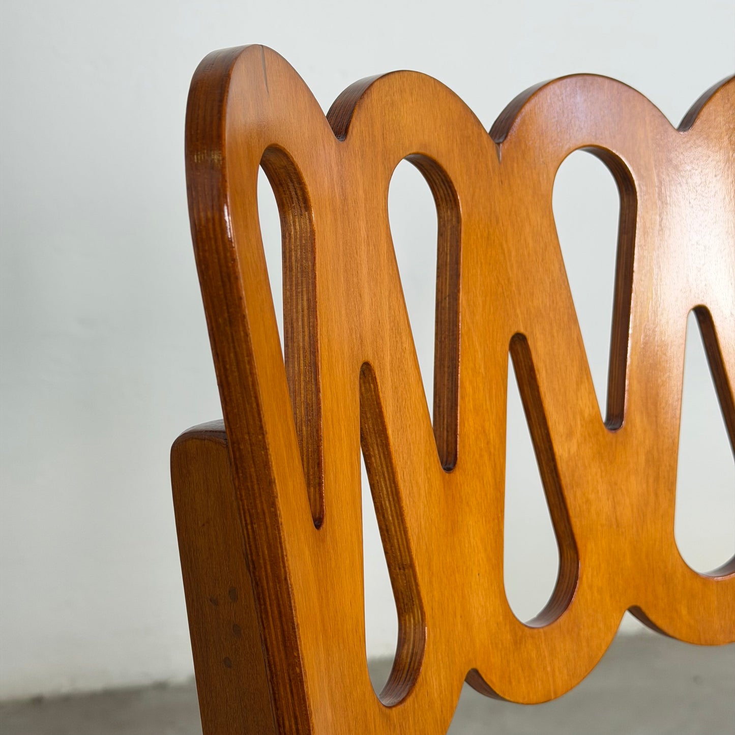 Set of 8 "969" Volute Chairs for the VI Triennale by Gio Ponti, Montina, 1970s Dining Chairs