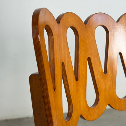 Set of 8 "969" Volute Chairs for the VI Triennale by Gio Ponti, Montina, 1970s Dining Chairs