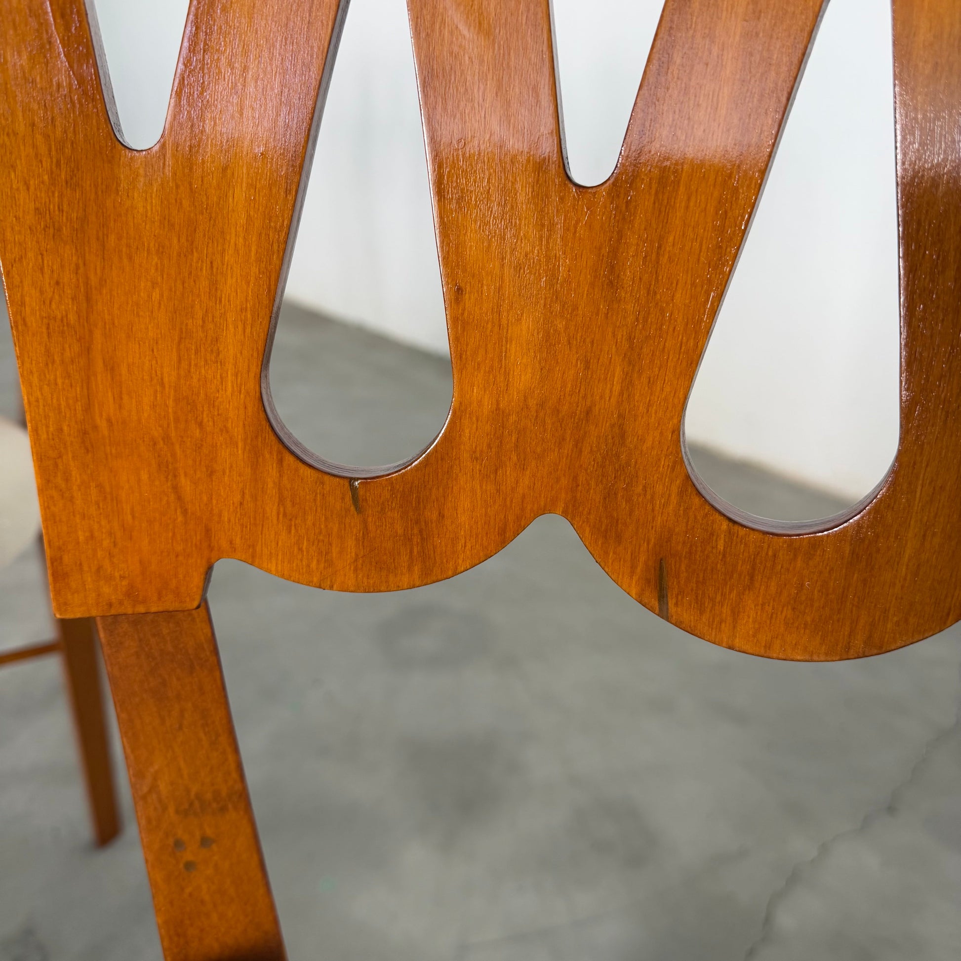 Set of 8 "969" Volute Chairs for the VI Triennale by Gio Ponti, Montina, 1970s Dining Chairs